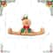 Glitzhome® 27.5" Christmas Fabric Gingerbread Man Doorstop